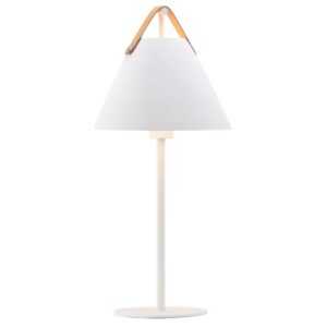 Nordlux Bílá kovová stolní lampa Strap