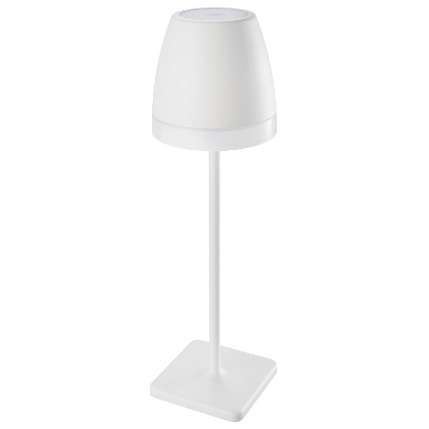 Bílá kovová zahradní stolní LED lampa Nova Luce Colt II. M