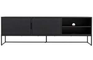 Černý lakovaný TV stolek Tenzo Lipp 176