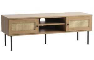 TV stolek Unique Furniture Pensacola 120 x 40 cm s dubovým dekorem