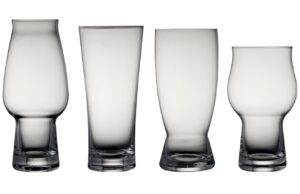 Lyngby Glas Set čtyř sklenic na pivo Juvel