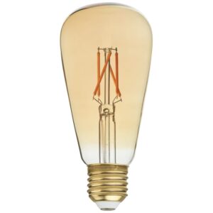 Bolia Zlatá stmívatelná LED žárovka Edison E27 2W